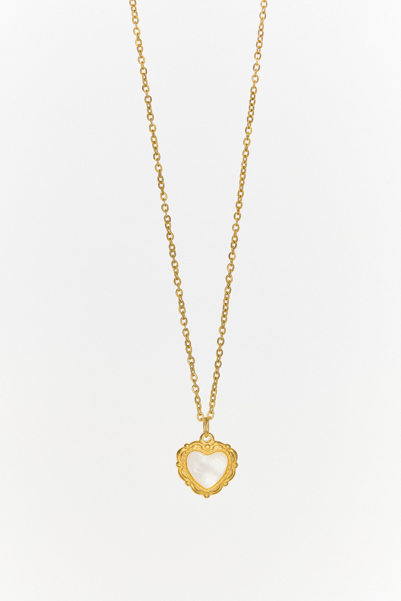 Collier coeur victorien