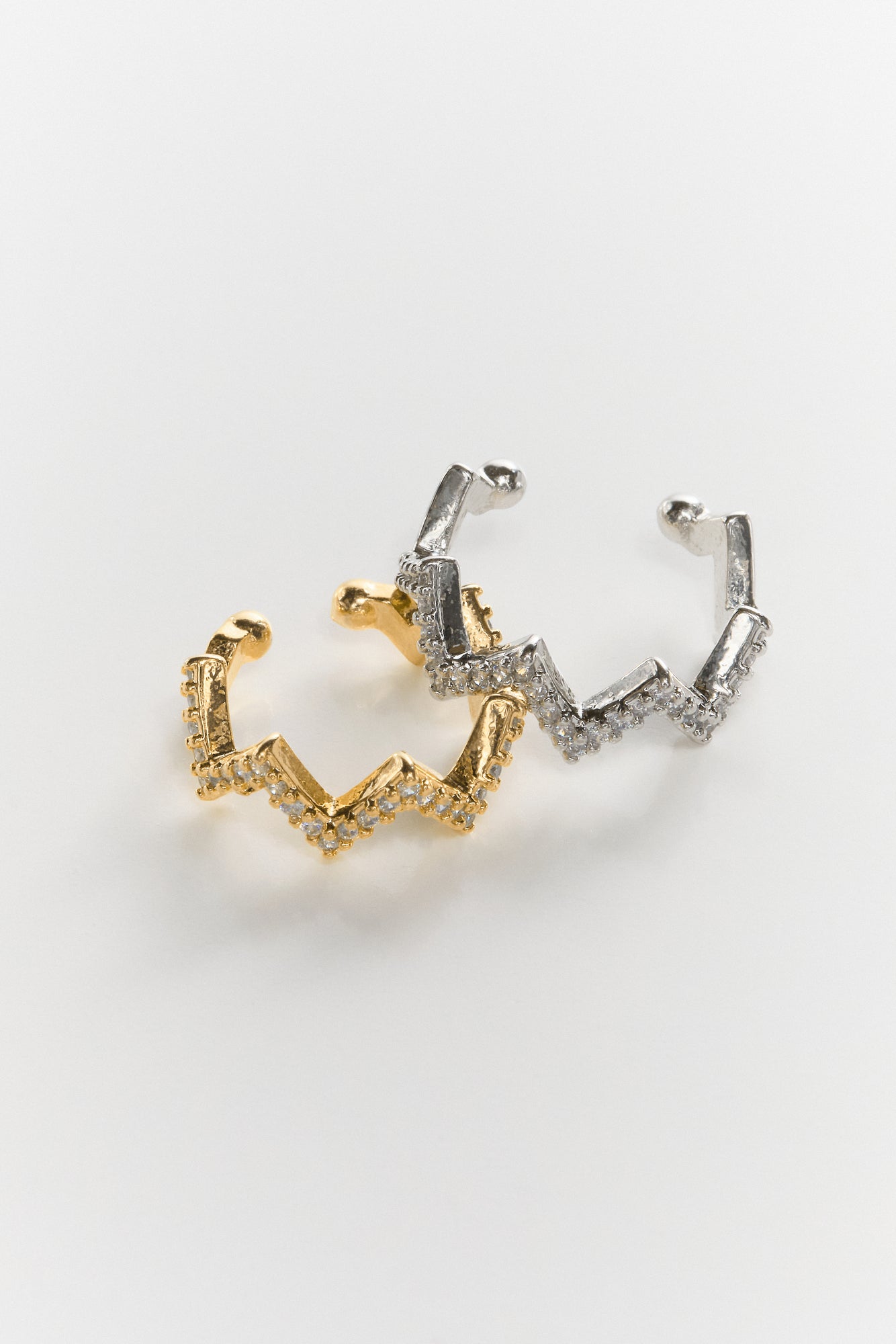 W Pave Ear Cuff