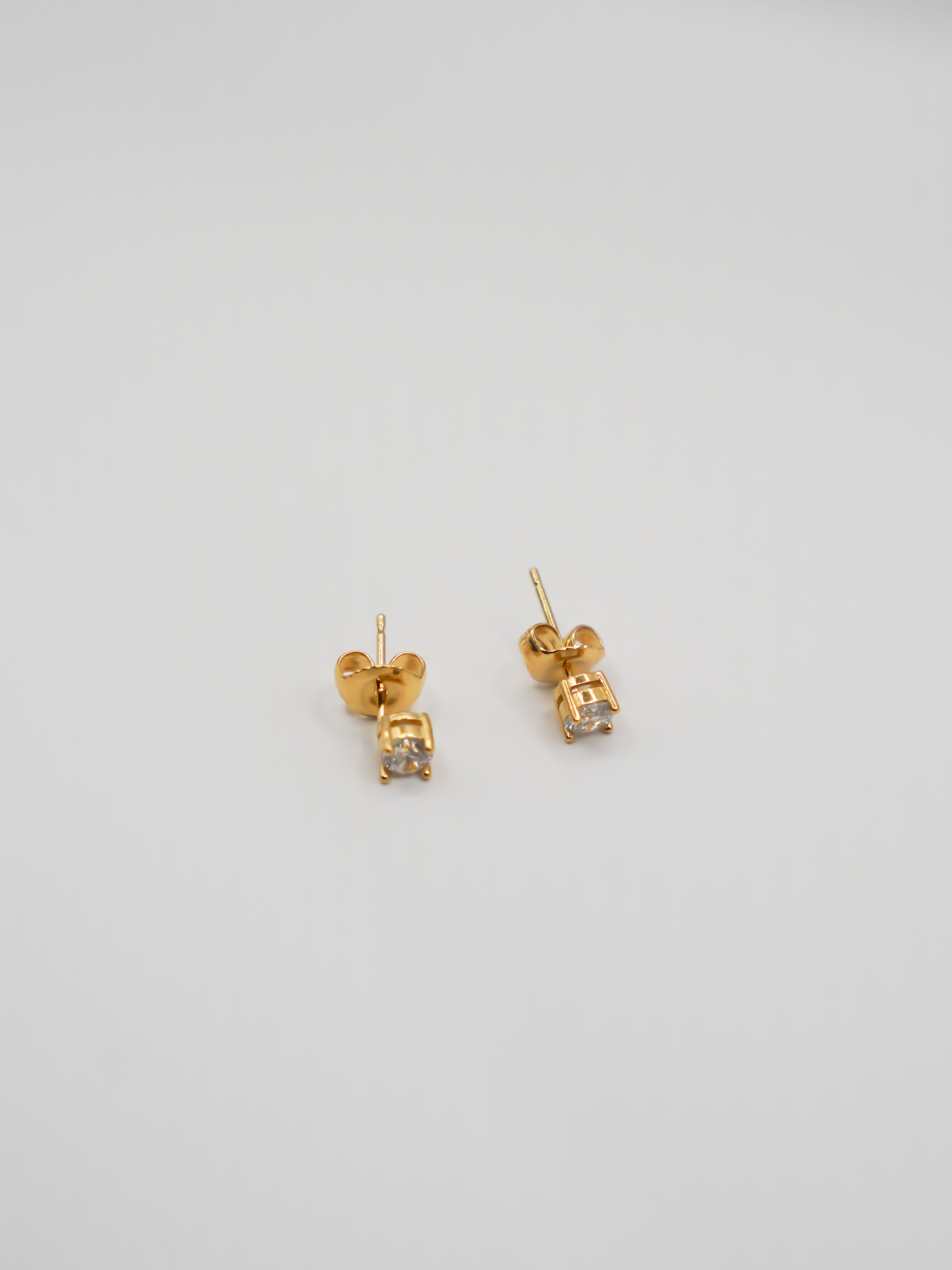 Cubic Stud Earrings