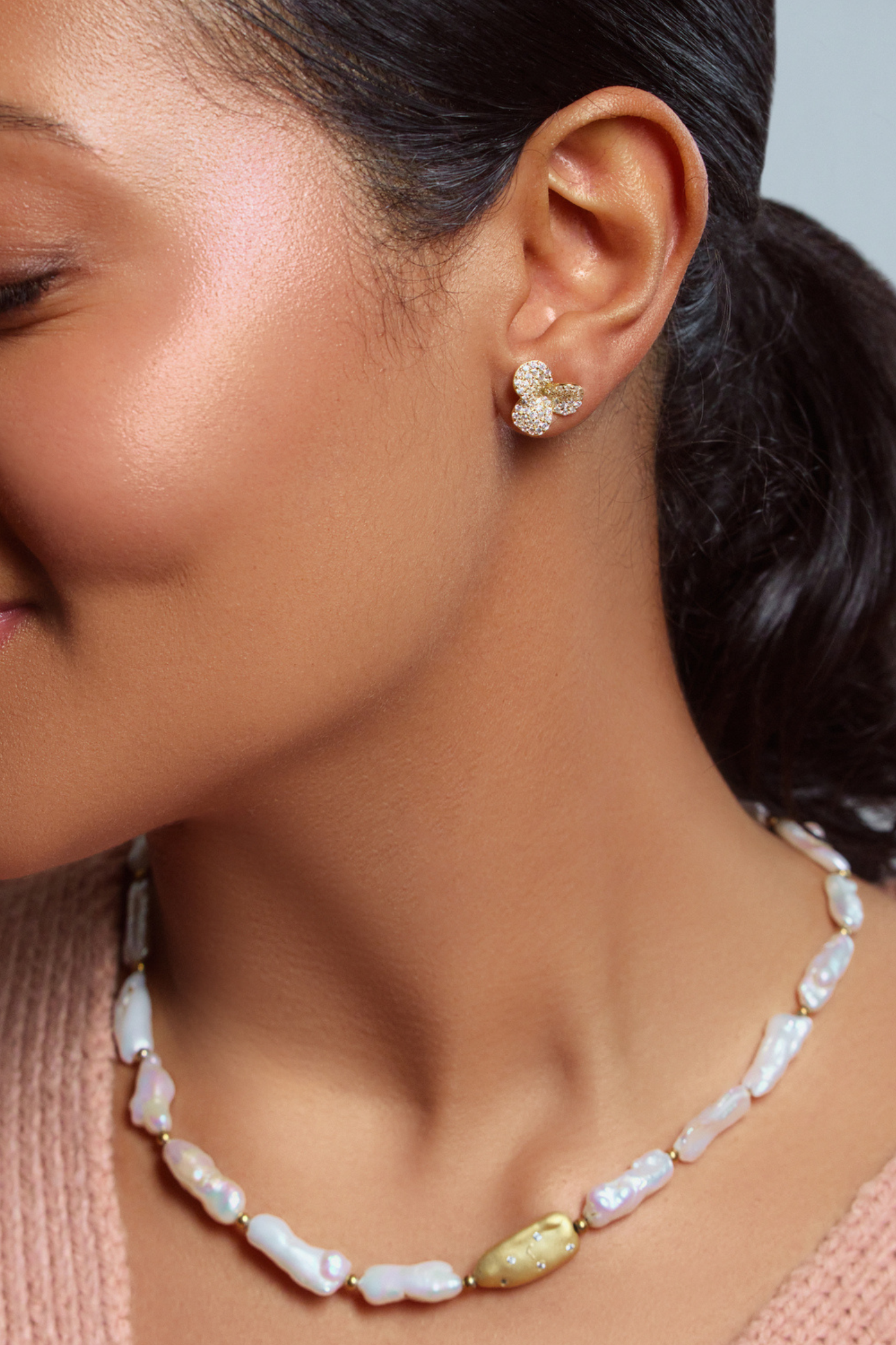 Lucky Pave Earrings (BANJJAK EXCLUSIVE)