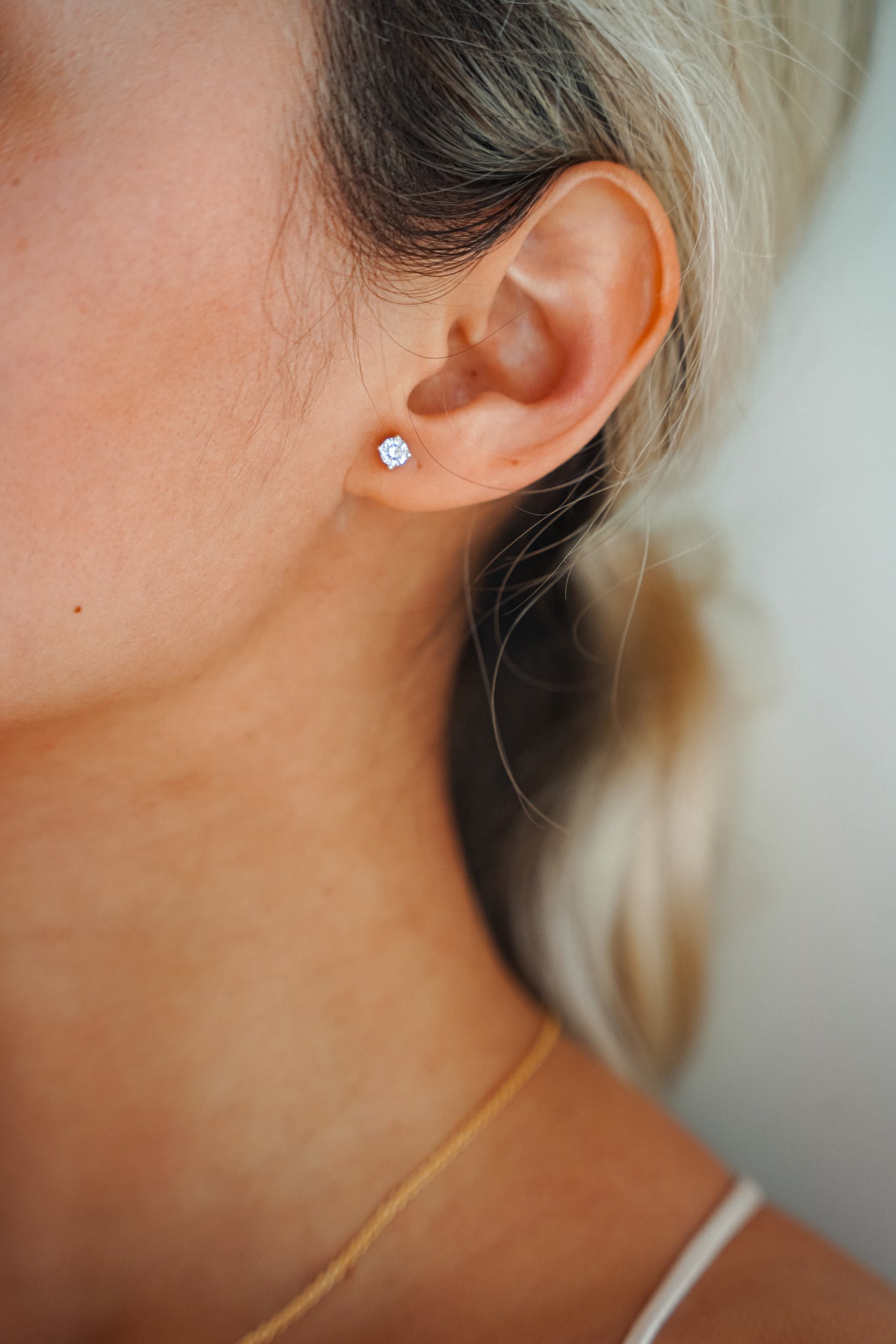 Cubic Stud Earrings